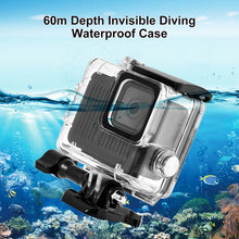 Load image into Gallery viewer, For GoPro HERO 4K 2024 PULUZ 60m / 196ft Waterproof Housing Protective Case with Buckle Basic Mount &amp; Screw, Waterproof Case