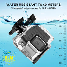Load image into Gallery viewer, For GoPro HERO 4K 2024 PULUZ 60m / 196ft Waterproof Housing Protective Case with Buckle Basic Mount &amp; Screw, Waterproof Case