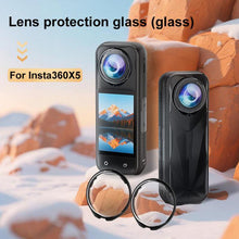 Load image into Gallery viewer, For Insta360 X5 PULUZ Rotating Optical Tempered Glass Lens Guard Protective Cover, Rotating Glass Lens Guard