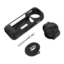 Load image into Gallery viewer, For Insta360 X5 PULUZ Silicone Protective Case with Lens Cover, Silicone Case with Lens Cover (Black), Silicone Case with Lens Cover (Blue), Silicone Case with Lens Cover (Red)