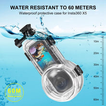 Load image into Gallery viewer, For Insta360 X5 PULUZ 60m Waterproof Sealed Diving Case, Waterproof Diving Case