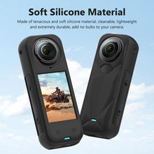 Load image into Gallery viewer, For Insta360 X5 PULUZ Silicone Protective Case with Lens Cover, Case with Lens Cover (Black)