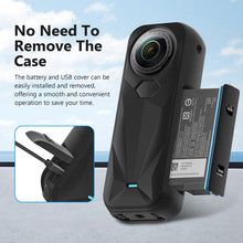 Load image into Gallery viewer, For Insta360 X5 PULUZ Silicone Protective Case with Lens Cover, Case with Lens Cover (Black)