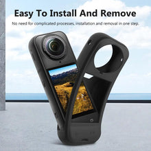 Load image into Gallery viewer, For Insta360 X5 PULUZ Silicone Protective Case with Lens Cover, Case with Lens Cover (Black)