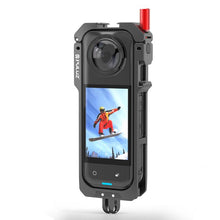 Load image into Gallery viewer, For Insta360 X5 PULUZ Metal Protective Cage Rig Housing Frame with Lens Cover, Metal Protective Cage