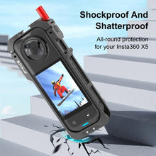 Load image into Gallery viewer, For Insta360 X5 PULUZ Metal Protective Cage Rig Housing Frame with Lens Cover, Metal Protective Cage