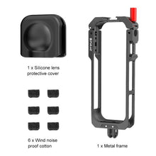 Load image into Gallery viewer, For Insta360 X5 PULUZ Metal Protective Cage Rig Housing Frame with Lens Cover, Metal Protective Cage