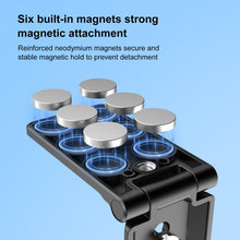 Load image into Gallery viewer, PULUZ Folding Magnetic Mount Base L Bracket For Insta360 X4 / X5 / DJI Pocket 3, For Insta360 X4 / X5 / DJI Pocket 3