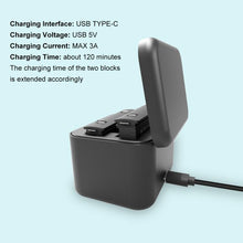 Load image into Gallery viewer, For Insta360 X5 PULUZ Dual-Batteries Charging Box Battery &amp; Memory Card Storage Case, For Insta360 X5 Batteries Charging Box