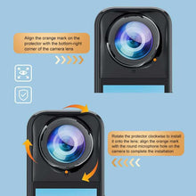 Load image into Gallery viewer, For Insta360 X5 PULUZ Rotation PC Lens Guard  Protective Cover, Rotating PC Lens Guard