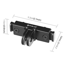 Load image into Gallery viewer, For Insta360 X5 / Ace Pro / Pro 2 PULUZ Aviation Aluminum Quick Release Base Adapter Bracket, Aluminum Quick Release Base
