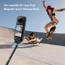 Load image into Gallery viewer, For Insta360 X5 / Ace / Ace Pro PULUZ Magnetic Quick Release Base Mount