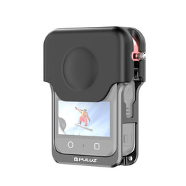 For DJI Osmo 360 PULUZ Aluminum Alloy Protective Cage Expansion Frame with Lens Cover, For DJI Osmo 360 Protective Cage