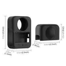 Load image into Gallery viewer, For DJI Osmo 360 PULUZ Silicone Body Protective Cover with Lens Cover, Body Cover with Lens Cover (Black), Body Cover with Lens Cover (Grey)