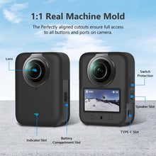 Load image into Gallery viewer, For DJI Osmo 360 PULUZ Silicone Body Protective Cover with Lens Cover, Body Cover with Lens Cover (Black), Body Cover with Lens Cover (Grey)