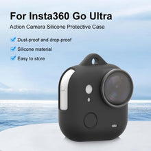 Load image into Gallery viewer, For Insta360 GO Ultra PULUZ Body Silicone Protective Cover with Lens Cap &amp; Lanyards, Protective Cover (Black), Protective Cover (Red), Protective Cover (White)