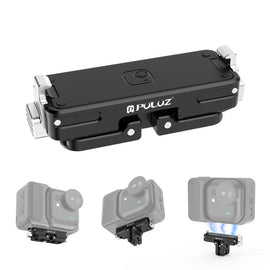 For Insta360 GO Ultra PULUZ Magnetic Aluminum Alloy Quick Release Base Mount, For Insta360 GO Ultra Aluminum Alloy