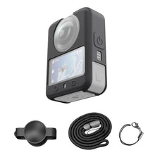 Load image into Gallery viewer, For DJI Osmo 360 PULUZ Silicone Protective Cover with Lens Cover &amp; Lanyard, Cover with Lens Cover &amp; Lanyard