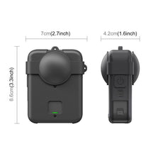 Load image into Gallery viewer, For DJI Osmo 360 PULUZ Silicone Protective Cover with Lens Cover &amp; Lanyard, Cover with Lens Cover &amp; Lanyard