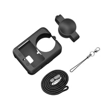 Load image into Gallery viewer, For DJI Osmo 360 PULUZ Silicone Protective Cover with Lens Cover &amp; Lanyard, Cover with Lens Cover &amp; Lanyard