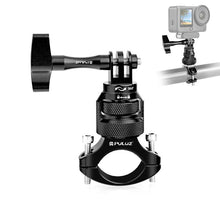 Load image into Gallery viewer, PULUZ 360 Degree Rotation MotorBike Aluminum Mount Handlebar Adapter with Screw for GoPro, Insta360, DJI and Other Action Cameras, Handlebar Adapter Mount 3