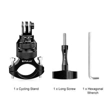 Load image into Gallery viewer, PULUZ 360 Degree Rotation MotorBike Aluminum Mount Handlebar Adapter with Screw for GoPro, Insta360, DJI and Other Action Cameras, Handlebar Adapter Mount 3