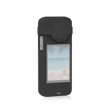Load image into Gallery viewer, For Insta360 X3 PULUZ Silicone Protective Case with Lens Cover, Silicone Case(Black), Silicone Case(Blue), Silicone Case(Red)