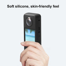 Load image into Gallery viewer, For Insta360 X3 PULUZ Silicone Protective Case with Lens Cover, Silicone Case(Black), Silicone Case(Blue), Silicone Case(Red)