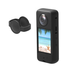 Load image into Gallery viewer, For Insta360 X3 PULUZ Silicone Protective Case with Lens Cover, Silicone Case(Black), Silicone Case(Blue), Silicone Case(Red)