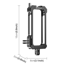 Load image into Gallery viewer, For Insta360 X3 PULUZ Metal Protective Cage Rig Housing Frame with Expand Cold Shoe Base &amp; Tripod Adapter, Metal Cage US Stock, For Insta360 X3