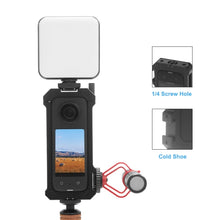 Load image into Gallery viewer, For Insta360 X3 PULUZ Metal Protective Cage Rig Housing Frame with Expand Cold Shoe Base &amp; Tripod Adapter, Metal Cage US Stock, For Insta360 X3