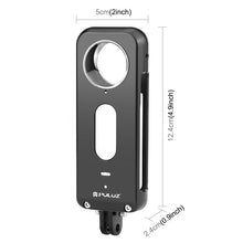 Load image into Gallery viewer, For Insta360 X3 PULUZ Metal Protective Cage Rig Housing Frame with Lens Protector, Metal Frame with Lens Protector US Stock, Metal Frame with Lens Protector