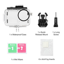 Load image into Gallery viewer, For DJI Osmo Action 5 Pro / 3 / 4 PULUZ 60m Underwater Waterproof Housing Diving Case with Cold Shoe &amp; Buckle Basic Mount &amp; Screw, For DJI Osmo Action 3 / 4 Waterproof Case