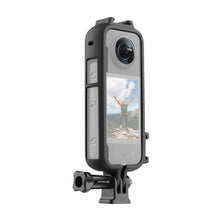 Load image into Gallery viewer, For Insta360 X3 PULUZ Cold Shoe PC Plastic Protective Frame with Adapter Mount &amp; Screw, PC Frame