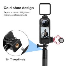 Load image into Gallery viewer, For Insta360 X3 PULUZ Cold Shoe PC Plastic Protective Frame with Adapter Mount &amp; Screw, PC Frame