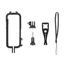 Load image into Gallery viewer, For Insta360 X3 PULUZ Cold Shoe PC Plastic Protective Frame with Adapter Mount &amp; Screw, PC Frame