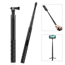 Load image into Gallery viewer, PULUZ 110cm Metal Selfie Stick Monopod with Invisible Adapter Base &amp; Screw for Insta360 One RS / X2 / X3 / X4 / DJI Osmo 360, 110cm Monopod