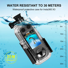 Load image into Gallery viewer, For Insta360 X3 PULUZ 30m Underwater Waterproof Housing Case, 30m Waterproof Case