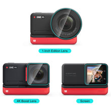 Load image into Gallery viewer, For Insta360 One RS PULUZ 3 in 1 Screen + 4K Lens + Leica Lens Tempered Glass Film, For Insta360 One RS
