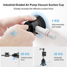 Load image into Gallery viewer, PULUZ 3 inch Car Single Pump Suction Cup Aluminum Alloy Mount, Pump Suction Cup Mount