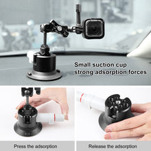 Load image into Gallery viewer, PULUZ 3 inch Car Single Pump Suction Cup Aluminum Alloy Mount, Pump Suction Cup Mount