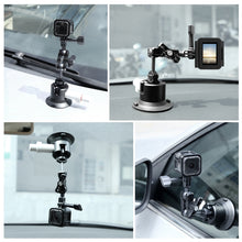 Load image into Gallery viewer, PULUZ 3 inch Car Single Pump Suction Cup Aluminum Alloy Mount, Pump Suction Cup Mount