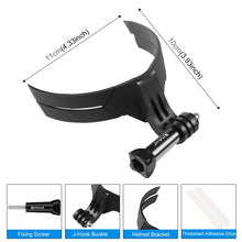 Load image into Gallery viewer, PULUZ Bending Action Camera Motorcycle Helmet Chin Mount, Helmet Chin Mount