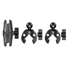 Load image into Gallery viewer, PULUZ Motorcycle Dualheads Crab Clamp Handlebar Fixed Mount for GoPro and Other Action Cameras