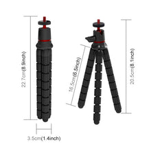 Load image into Gallery viewer, PULUZ Mini Octopus Flexible Tripod Holder with Remote Control for SLR Cameras, GoPro, Cellphone