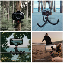 Load image into Gallery viewer, PULUZ Mini Octopus Flexible Tripod Holder with Remote Control for SLR Cameras, GoPro, Cellphone
