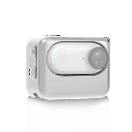 For Insta360 GO 3 PULUZ Camera Charging Case Silicone Case, Charging Case Case (White), Charging Case Case (Black)