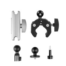 Load image into Gallery viewer, PULUZ Motorcycle Crab Pliers Clip Arm Mount with Mount Adapter &amp; Long Screw