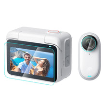 Load image into Gallery viewer, For Insta360 GO 3 PULUZ 2 in 1 Screen and Lens Tempered Glass Film, Tempered Glass Film