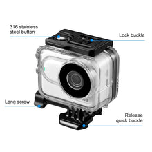 Load image into Gallery viewer, For Insta360 GO 3 PULUZ 60m Underwater Waterproof Housing Case with Base Adapter &amp; Screw, Waterproof Housing Case